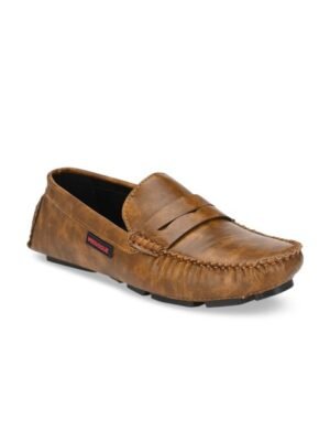 Provogue Men Brown Penny Loafers