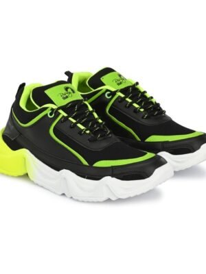 Rising Wolf Synthetic Leather Sneakers Green Men's Sneakers