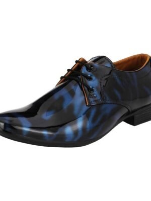 UrbanMark Men Comfortable Round Toe Oxford Formal Shoes- Brown