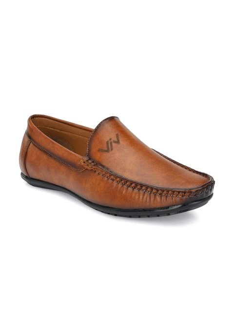 VIV Men Square Toe Padded Basics Loafers - Image 2