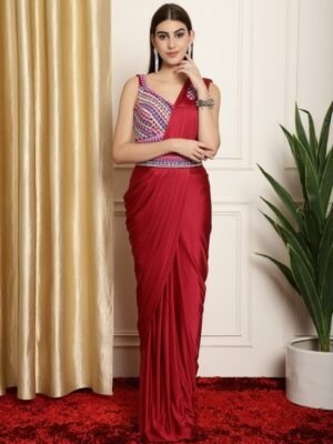 Grancy Embroidered Ready to Wear Saree