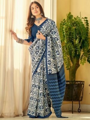 KALINI Ethnic Motifs Printed Saree