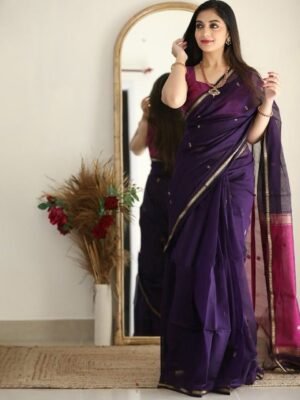 KALINI Silk Blend Kanjeevaram Saree