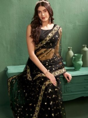 Sangria Embellished Sarees