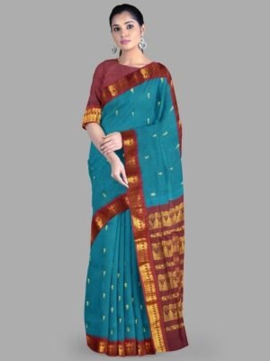 The Chennai Silks Floral Zari Saree